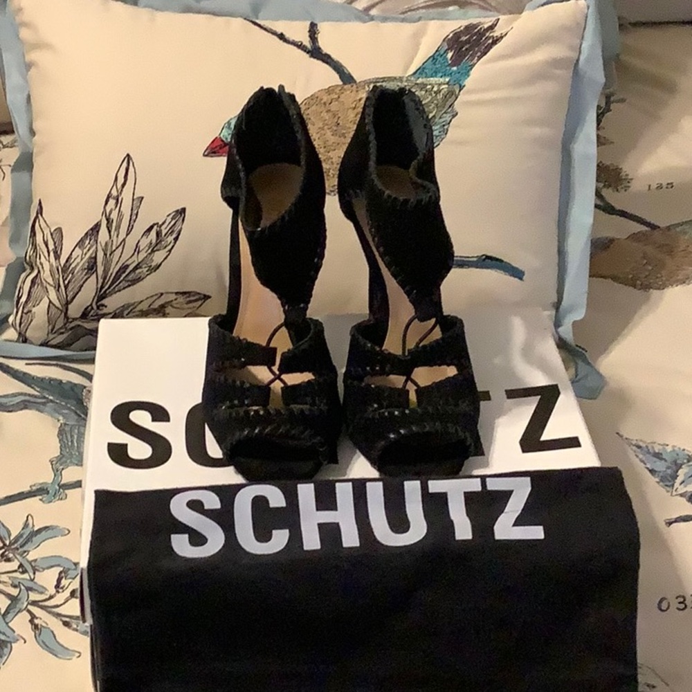 Schutz Sandalia Salto Alto